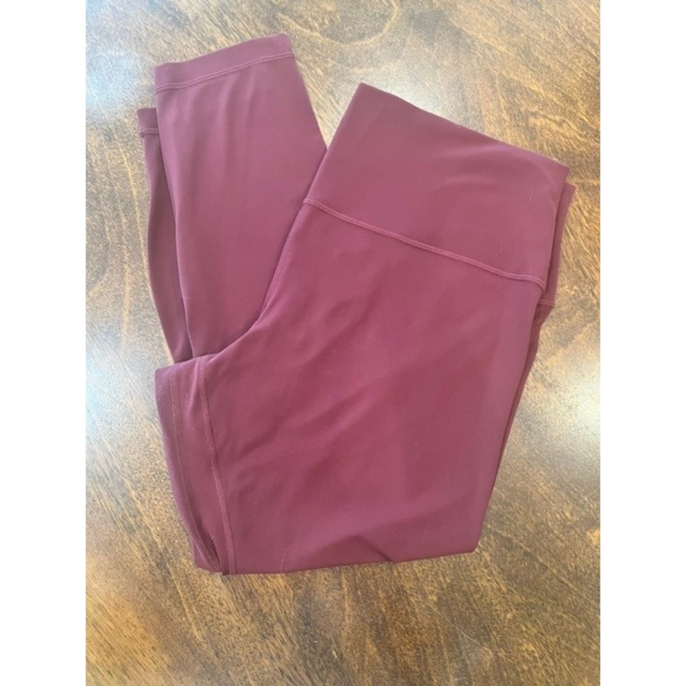 Lululemon Align High-Rise Pant 25 Red Merlot Nulu Leggings Size 18 LW5CT3S